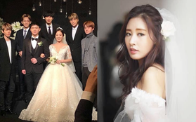 Hôn lễ chị gái nổi tiếng của Chanyeol: Dàn mỹ nam EXO gây bão, song nhan sắc của cô dâu mới là tâm điểm