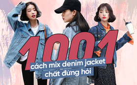 Học ngay 1001 kiểu phối đồ với áo khoác denim cho ngày trời se lạnh