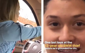 Thiếu niên 13 tuổi "mượn tạm" xe BMW lái đến nhà bạn gái cho oai, bị mẹ truy đuổi và tét mông ngay giữa đường