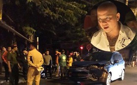 Xe hơi của Anh Tuấn “Người phán xử” nát đầu vì va chạm với xe của cầu thủ Hồng Sơn