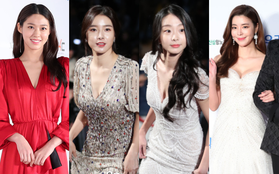 Thảm đỏ Oscar Hàn Quốc 2018: "Nàng cháo" và loạt mỹ nhân thi nhau o ép vòng 1, Seolhyun sang như bà hoàng