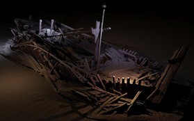Tìm thấy xác tàu đắm nguyên vẹn cổ nhất thế giới dưới đáy Biển Đen