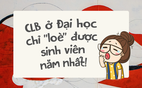 Tại sao chỉ có sinh viên năm nhất hứng thú với CLB ở trường ĐH trong khi năm 2, 3, 4 không ai quan tâm?