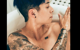 f(x) Amber: Là idol nữ mà mạnh dạn chụp ảnh bán nude, thế nhưng netizen không quan tâm mà chỉ tập trung chê... hình xăm của cô