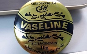 Thu hồi khẩn kem dưỡng ẩm Vaseline SH do không đạt chất lượng