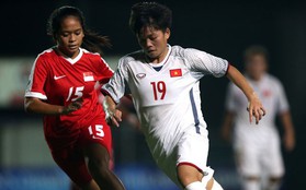 U19 nữ Việt Nam "hạ" U19 Singapore với tỷ số không tưởng 11-0