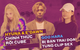 Kpop tuần qua: Vụ HyunA, E'Dawn kết thúc, fan kpop lại đau đầu vì Goo Hara và bạn trai