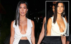 Chị cả nhà Kardashian "thả rông" vòng 1 táo bạo trên phố, khiến ai cũng nơm nớp lo cô lộ hàng