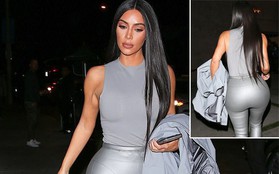 Vòng 3 đã khủng lại còn mặc quần ánh bạc, Kim Kardashian bị nhận xét trông như... trái bóng tập gym