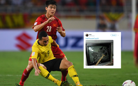 CĐV Malaysia tức giận, đăng ảnh đập tivi trên mạng xã hội sau khi đội nhà để thua Việt Nam