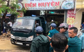 Sập quán phở ở TP.Nha Trang, ít nhất 2 người tử vong, 1 người bị thương