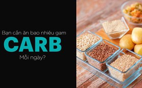 Bạn nên ăn bao nhiêu gram carbohydrate mỗi ngày?