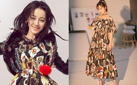 Cùng diện đầm Dolce & Gabbana, nhưng Địch Lệ Nhiệt Ba được khen tới tấp còn Dương Tử lại bị nói là giả tạo