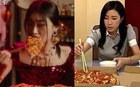 Cùng là cầm đũa gắp pizza, “Nhàn Phi" Xa Thi Mạn được netizen bảo vệ giữa scandal D&G sỉ nhục người Trung Quốc