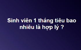 Sinh viên một tháng tiêu hết bao nhiêu tiền? Những câu trả lời mặn mòi của dân mạng sẽ khiến bạn bất ngờ!