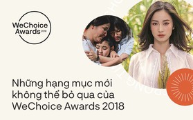 Những hạng mục mới toanh nào xuất hiện tại WeChoice Awards 2018?