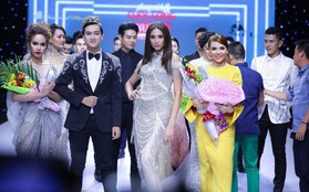 HLV The Face 2018 Võ Hoàng Yến sải bước trên sàn catwalk trong thiết kế đặc sắc của Mai Phương Trang