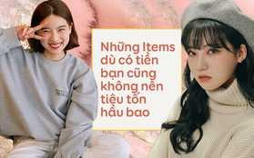 Đừng tốn nhiều tiền cho những item này nếu không muốn style trở nên kém sang