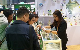 Sản phẩm sữa các loại của Vinamilk ra mắt người tiêu dùng tại Hội chợ nhập khẩu quốc tế Trung Quốc