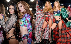 Loạt khoảnh khắc đẹp xuất thần không cần photoshop của Kendall, Gigi và Bella trong hậu trường Victoria's Secret 2018