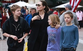 Angelina Jolie khoe 3 con ruột ngày càng cao lớn, thừa hưởng nét đẹp của cả bố lẫn mẹ