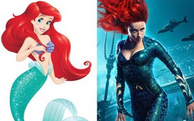 Hóa ra công chúa của "Aquaman" chính là phiên bản hiện đại của nàng tiên cá Ariel mà không ai hay!