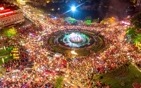 Hình ảnh flycam ấn tượng tại "chảo lửa" Thái Nguyên trong đêm chung kết AFF Cup được chia sẻ khiến nhiều người choáng ngợp