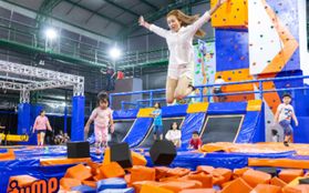 Trung tâm giải trí bạt nhún Jump Arena khai trương chi nhánh mới tại khu vực công viên Lê Thị Riêng