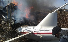 Hiện trường vụ rơi trực thăng khiến nữ Thống đốc Mexico thiệt mạng