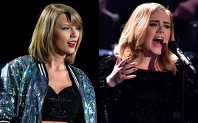 Suốt 10 năm vừa qua, Taylor Swift và Adele đã thay nhau "thống trị" BXH Billboard Year-End