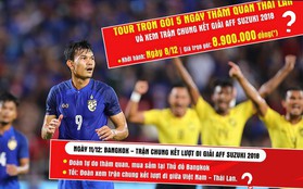 "Tiên tri" Malaysia thua trận, nhiều công ty mở bán tour cho người hâm mộ xem chung kết AFF Cup 2018 tại... Thái Lan