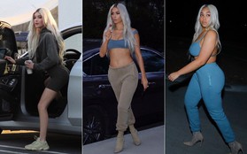 Kanye West đang quảng bá cho BST Yeezy Season 6 ngay trên phố bằng cả một binh đoàn bản sao của Kim, trong đó có mặt Paris Hilton