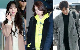 Yoona, EXO mệt mỏi nhưng sao vẫn đẹp lung linh, mỹ nhân Lovelyz bỗng chiếm hết spotlight tại sân bay