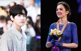 "Bông hồng Nga" Medvedeva nghe nhạc của EXO trước khi phá kỷ lục ở Olympic