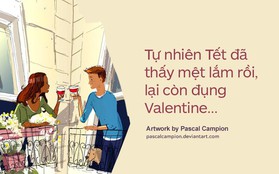 Valentine trùng dịp Tết Nguyên Đán, các cặp đôi yêu nhau nói gì?