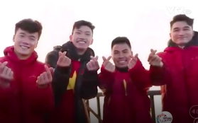 Clip: Các cầu thủ U23 Việt Nam chia sẻ cảm xúc đầu năm trên đỉnh Fansipan