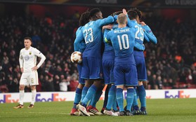 Thủng lưới 2 bàn trong 2 phút, Arsenal hú vía bước tiếp ở Europa League