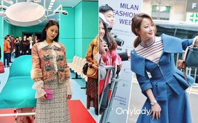 Cùng dự show tại Milan, Kim Hee Sun được chào đón trong khi Seolhyun bị cho là chẳng ai quan tâm