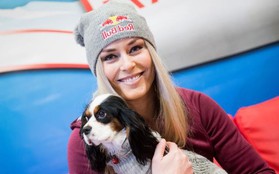 Lindsey Vonn: Mỹ nhân trượt tuyết yêu cún như con