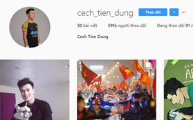 Instagram của các cầu thủ U23 Việt Nam tuy chưa có dấu xanh nhưng không thể làm giả