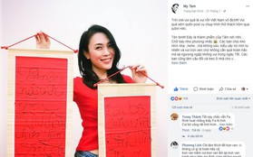 Mỹ Tâm và loạt sao đồng loạt nhuộm đỏ Facebook bằng những status Tết cực dễ thương!