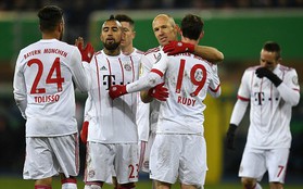 Bayern Munich "chơi tennis", giành vé vào bán kết Cúp Quốc gia Đức