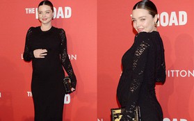 Bụng bầu to cũng không làm Miranda Kerr bớt sang và lộng lẫy trên thảm đỏ