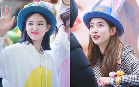 Chiếc mũ hơn chục idol cùng đội: Suzy xinh như thỏ, Irene lại giống nhân vật truyện tranh