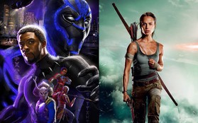 Đả nữ “Tomb Raider” thất trận trước “Black Panther” trên bảng xếp hạng phòng vé cuối tuần