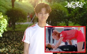 Đóng phim cùng bạn gái, Luhan vẫn suýt bị nữ phụ cưỡng hôn
