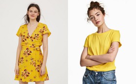 Màu vàng đang chiếm sóng khắp nơi, Zara và H&M cũng cho ra mắt loạt áo váy với giá chưa đến 1 triệu đây này!