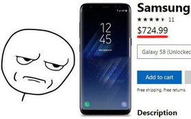 Nghịch lý thú vị: Microsoft đang bán Galaxy S8 đắt hơn Galaxy S9