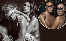 Bella Hadid lấp ló ngực trần, tạo dáng gợi cảm bên trai đẹp nổi tiếng nước Úc