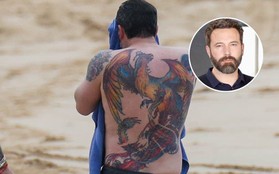 Hình xăm xấu đau đớn trên lưng sao hạng A Ben Affleck tự lật tẩy sự nghiệp chính mình